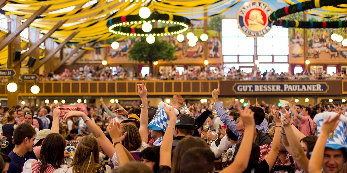 oktoberfest tent in munchen