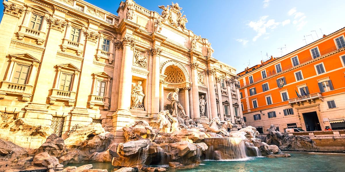 trevi fontein in rome