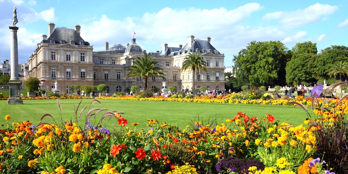 Luxemburg Paleis en park in Parijs